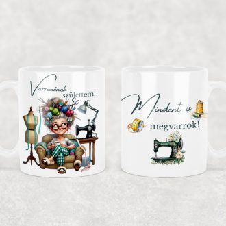 Varrónős bögre - mindent is megvarrok