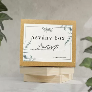 Ásvány box - Ametiszt