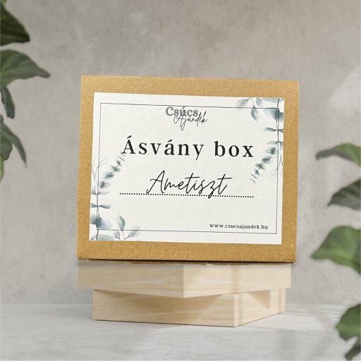 Ásvány box - Ametiszt