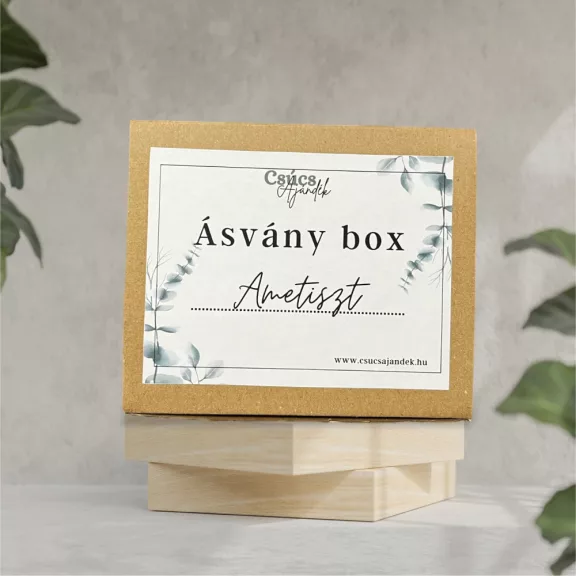 Ásvány box - Ametiszt