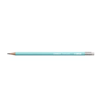   Grafitceruza STABILO Swano Pastel HB hatszögletű radíros kék