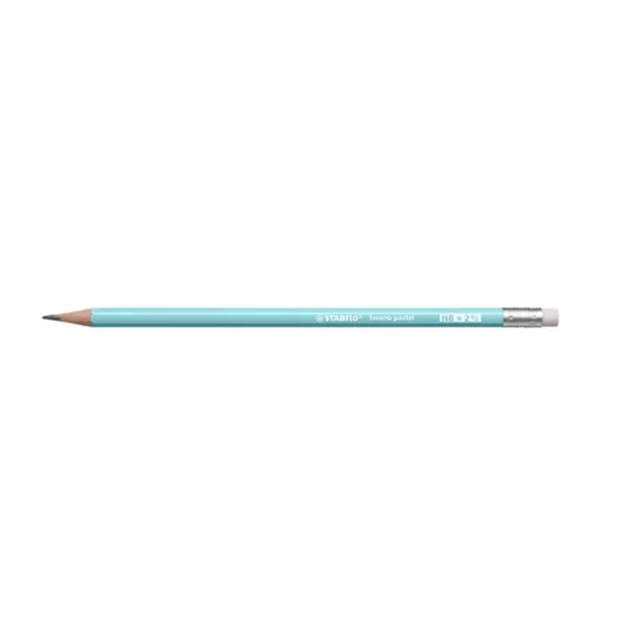 Grafitceruza STABILO Swano Pastel HB hatszögletű radíros kék Grafitceruza STABILO Swano Pastel HB hatszögletű radíros kék