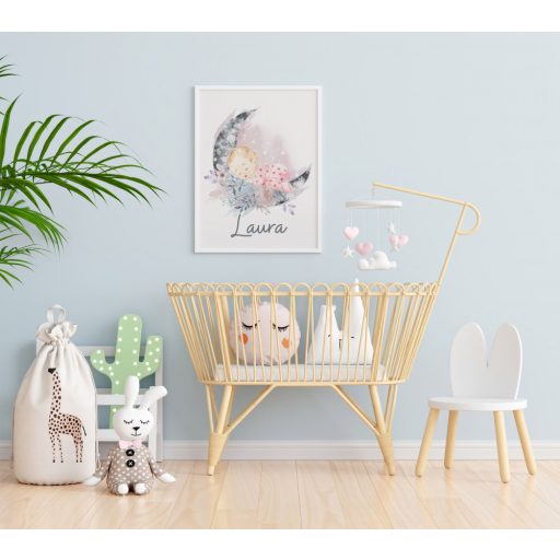 Névre szóló kép - kerettel ( Babás )