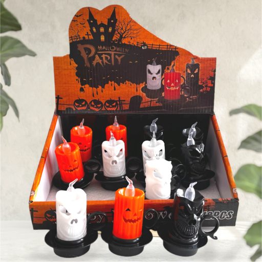 Halloween led gyertya - többféle
