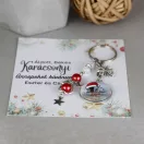 Névre szóló karácsonyi kulcstartó