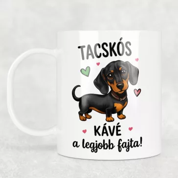 Tacskós bögre – „Tacskós kávé a legjobb fajta!”