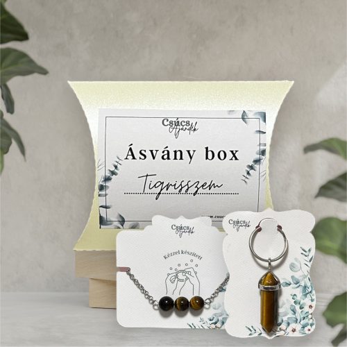 Kicsi ásvány box - Tigrisszem