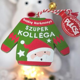 Karácsonyfadísz Pulcsi - Kolléga