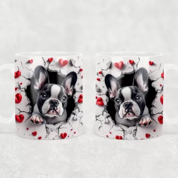 Kutyás bögre - Francia bulldog