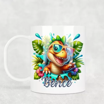Dinó mintás börgre-névre szóló