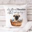 Mopsz párnahuzat - Saját névvel