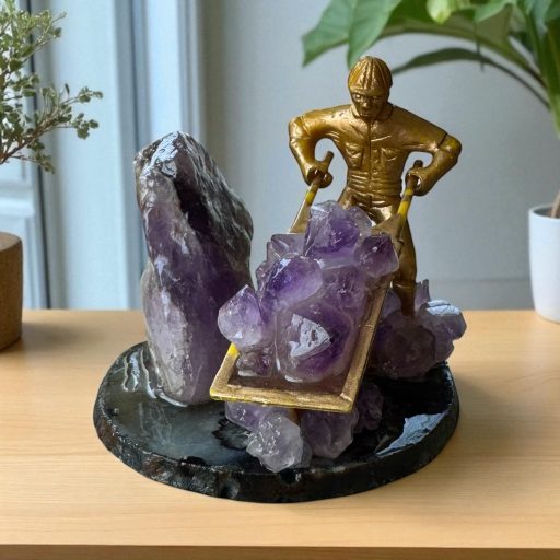 Ametiszt dekoráció