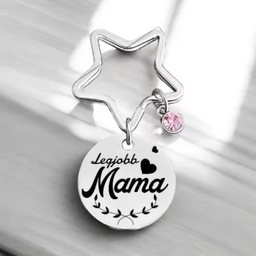 Gravírozott kulcstartó-Legjobb mama