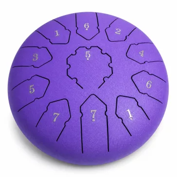 Nyelvdob - 11 hangos, 25 cm (lila)