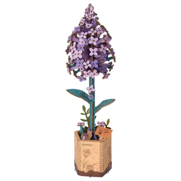 Rowood 3D fa puzzle virág - Orgona