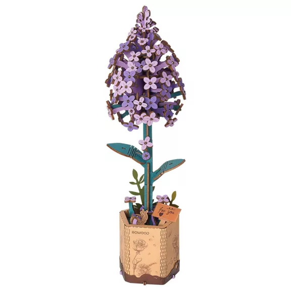Rowood 3D fa puzzle virág - Orgona Rowood 3D fa puzzle virág - Orgona