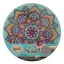 Gyémántfestés vászonra, mandala (kék)