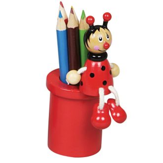 Ceruzatartó ceruzával (katicás)