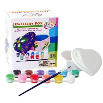 Festhető ékszerdoboz (szív alakú)