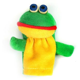 Plüss ujjbáb (béka)