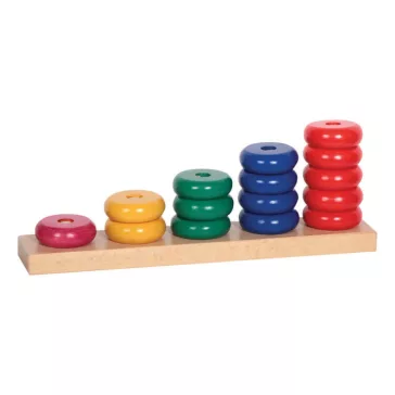 5-ös montesszori (korongok)