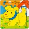 Puzzle 9 db-os (kutyás)