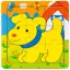 Puzzle 9 db-os (kutyás)