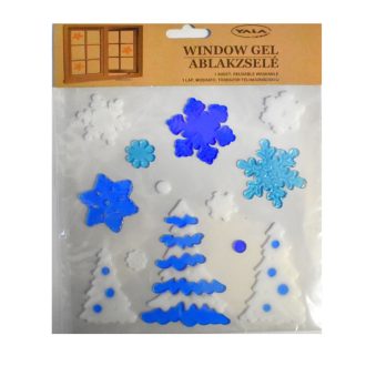 Zselés ablakdísz (3 fenyőfa)