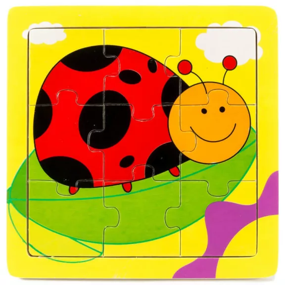 Puzzle 9 db-os (katicás) Puzzle 9 db-os (katicás)