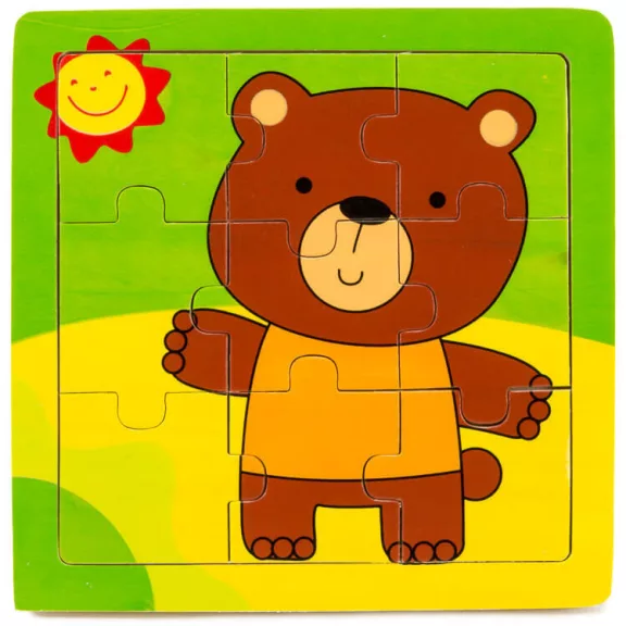 Puzzle 9 db-os (macis, barna) Puzzle 9 db-os (macis, barna)