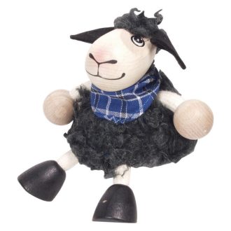 Rugós figura (fekete bárány-fiú)