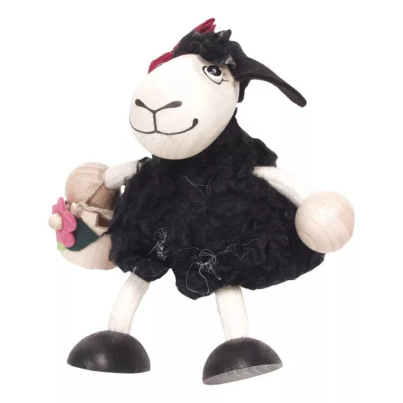 Rugós figura (fekete bárány-lány) Rugós figura (fekete bárány-lány)