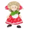 Rugós figura (magyar ruhás lány)