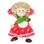 Rugós figura (magyar ruhás lány)