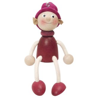 Rugós figura (manó-fiú, bordó)