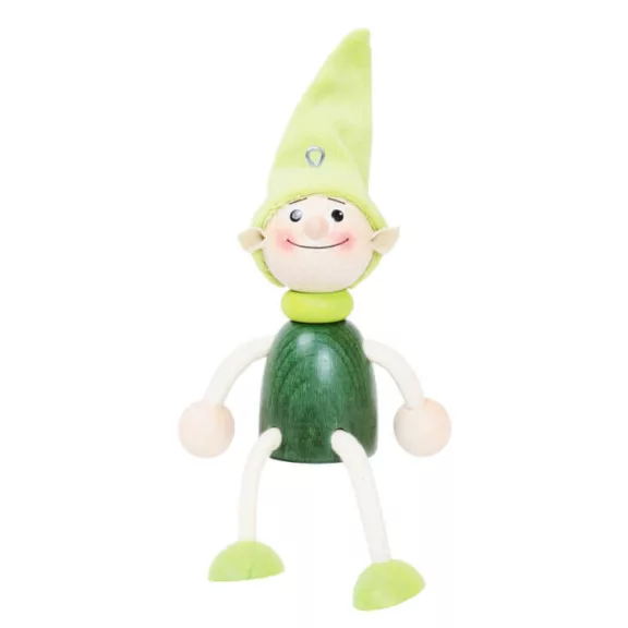 Rugós figura (manó-fiú, zöld) Rugós figura (manó-fiú, zöld)