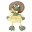 Rugós figura (béka-lány, kalapos)