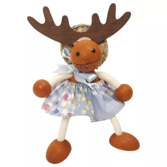 Rugós figura (szarvas-lány) Rugós figura (szarvas-lány)