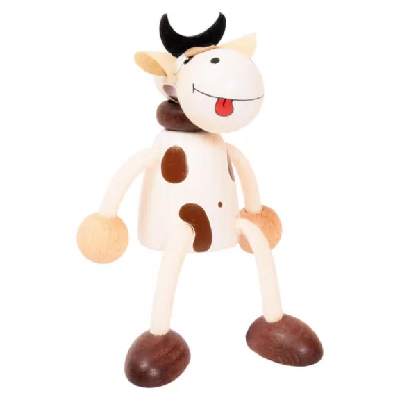 Rugós figura (bika, barna-fehér) Rugós figura (bika, barna-fehér)