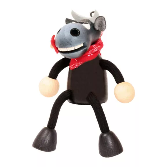 Rugós figura (bika, fekete) Rugós figura (bika, fekete)
