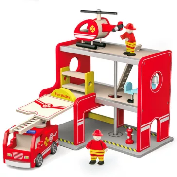 Tűzoltóság kiegészítőkkel - Viga Toys I.