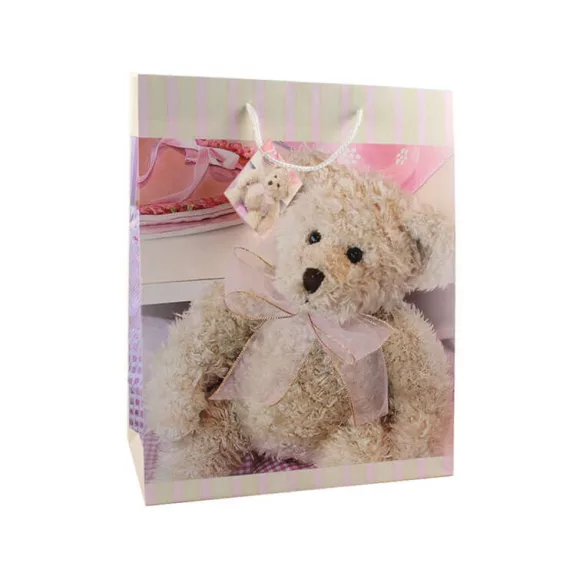 Ajándéktasak - kicsi (Teddy maci krém színekkel) Ajándéktasak - kicsi (Teddy maci krém színekkel)