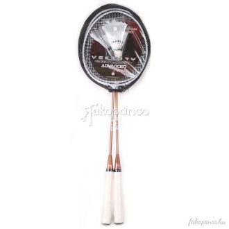   Vektory fém tollasütő készlet 2db labdával (bronz-szürke)