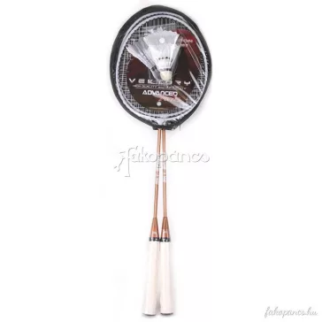   Vektory fém tollasütő készlet 2db labdával (bronz-szürke)
