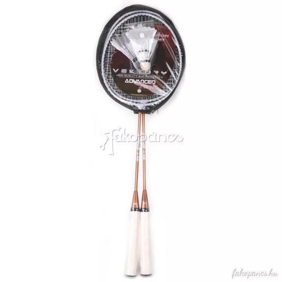 Vektory fém tollasütő készlet 2db labdával (bronz-szürke) Vektory fém tollasütő készlet 2db labdával (bronz-szürke)