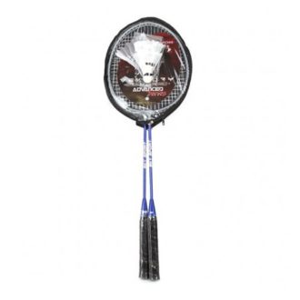   Vektory fém tollasütő készlet 2db labdával (kék-szürke)