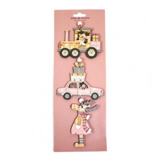 Dekorációs figura (mozdony, autó, rénszarvas)