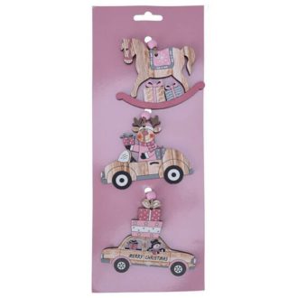   Dekorációs figura (hintaló ajándékokkal, autó rénszarvassal, Mikulás autóval és ajándékokkal)