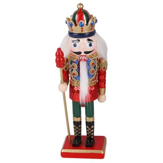   Diótörő (arany díszes piros-kék színű, kő berakású, flitteres ruhában)