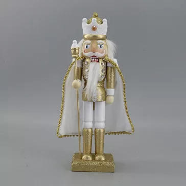 Diótörő (király, arany-fehér,palást, 25 cm)